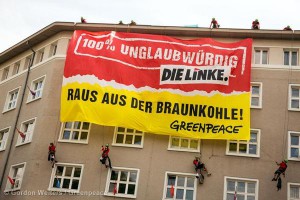 Coal Protest Camp at Die Linke Headquarters in Berlin Braunkohle Protestcamp in der Parteizentrale der Linken